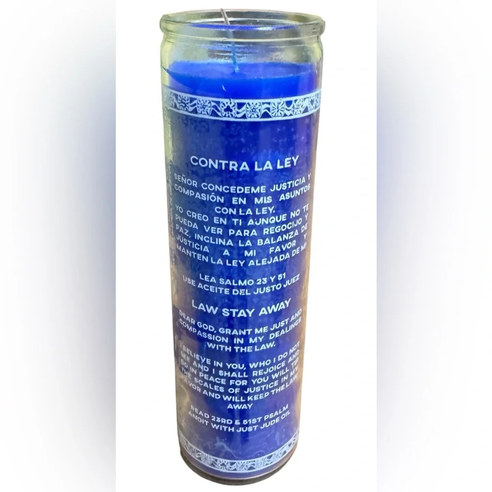 Law stay away 7 days candle / vela de 7 dias contra la ley